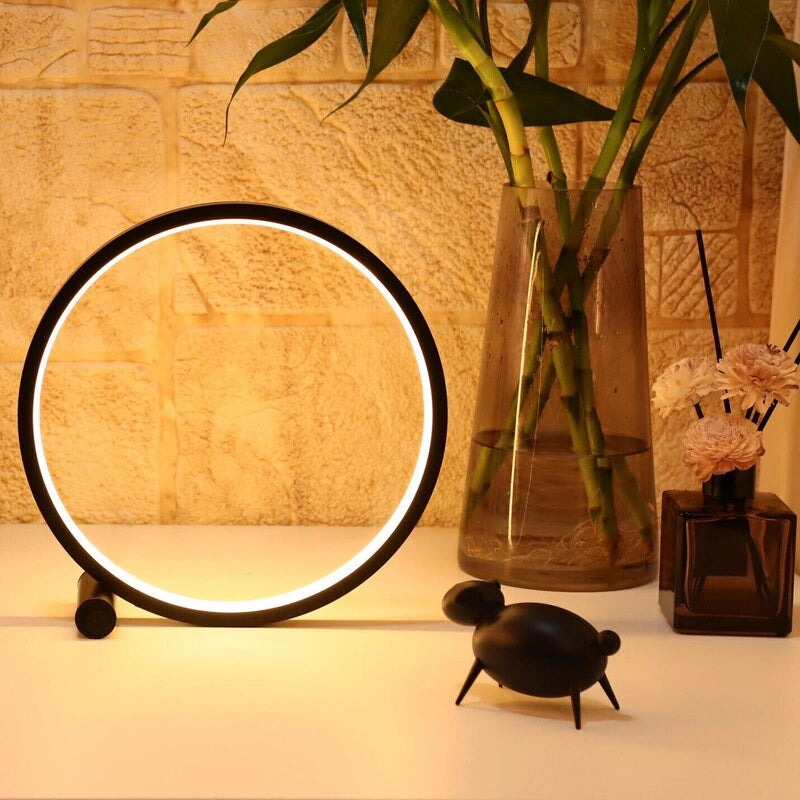 Luminária de cabeceira halo