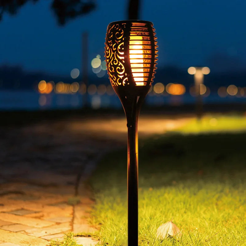 Antorcha solar para exteriores