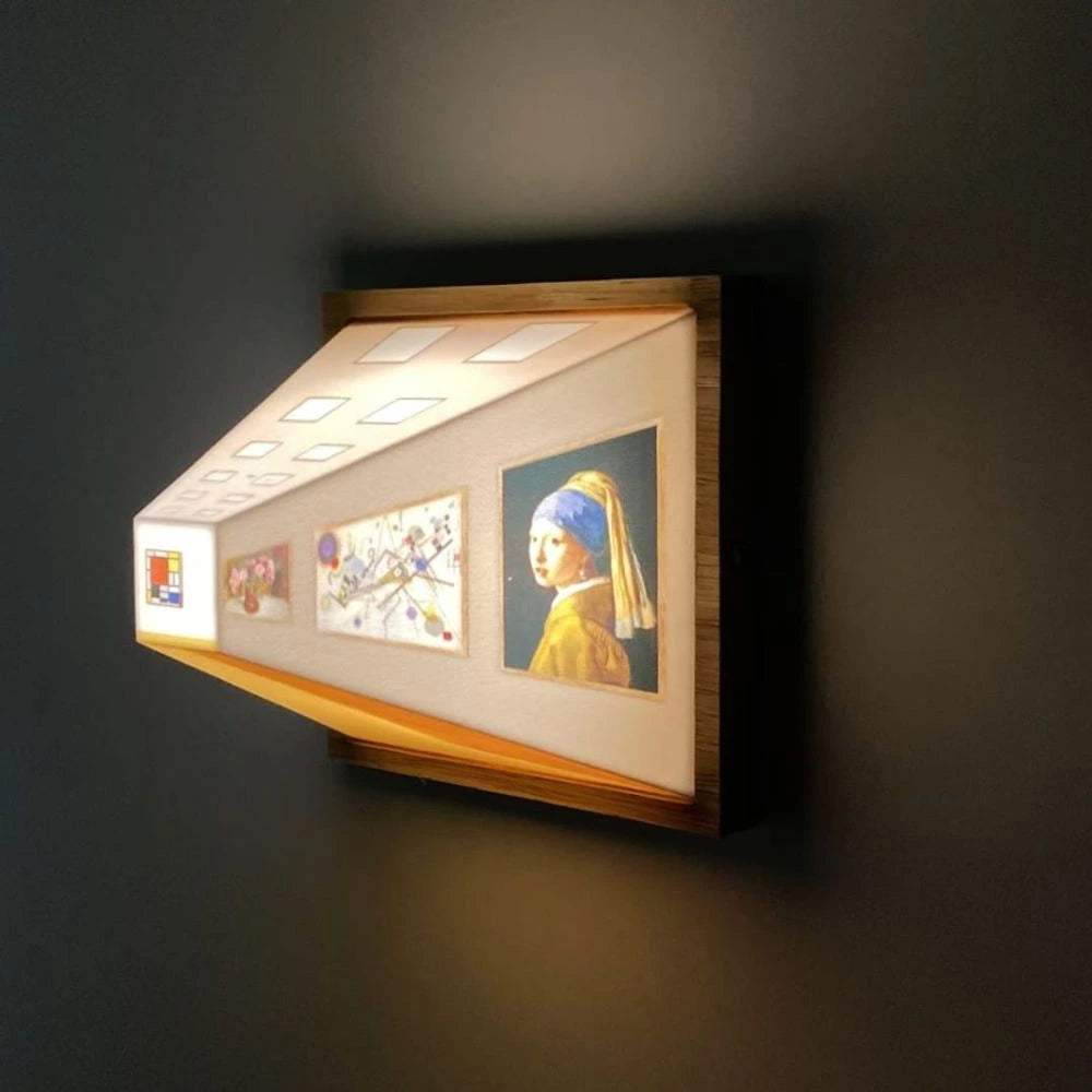 3D 착시 아트 조명