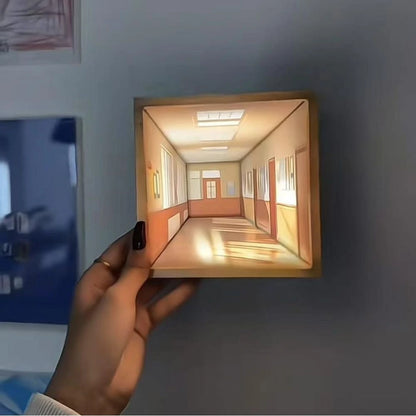 3D 착시 아트 조명