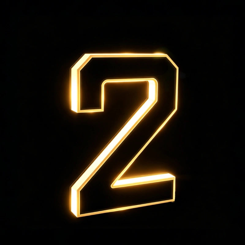 Solar House Number Light
