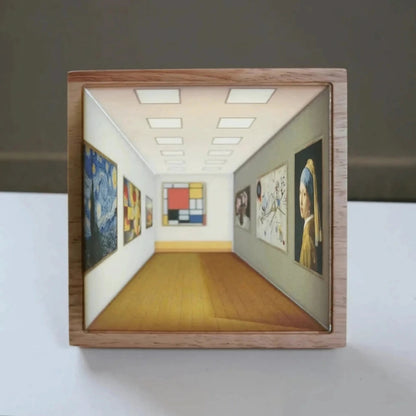 3D 착시 아트 조명