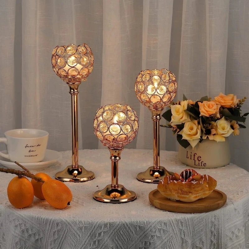 CrystalGlow™ Kerzenhalter
