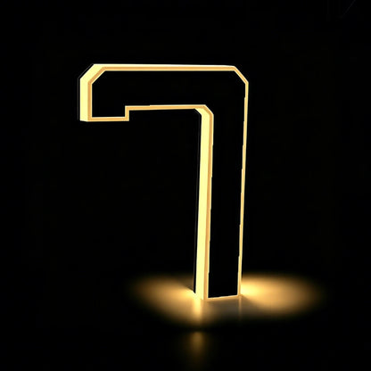 Solar House Number Light