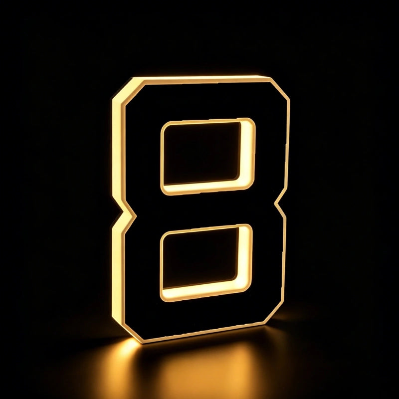 Solar House Number Light