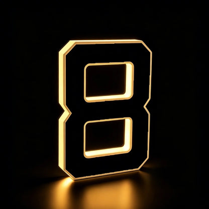 Solar House Number Light