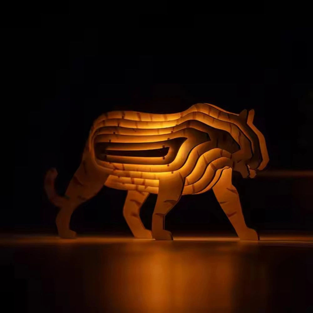 WildCraft™ Wooden Animal Light