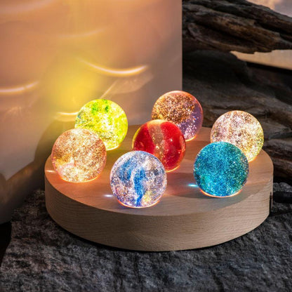 Világító kristály galaxis gömbök