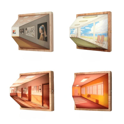 3D 착시 아트 조명