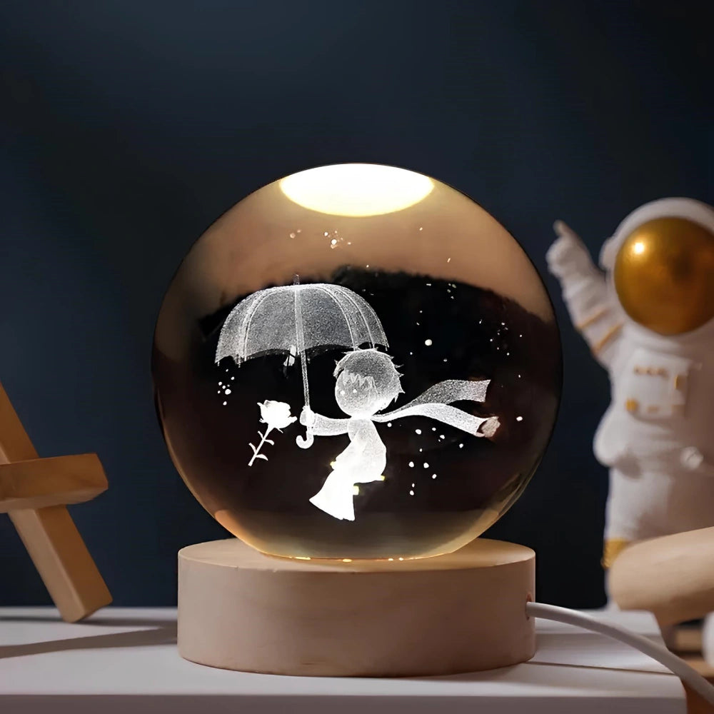 Bola de cristal luminosa