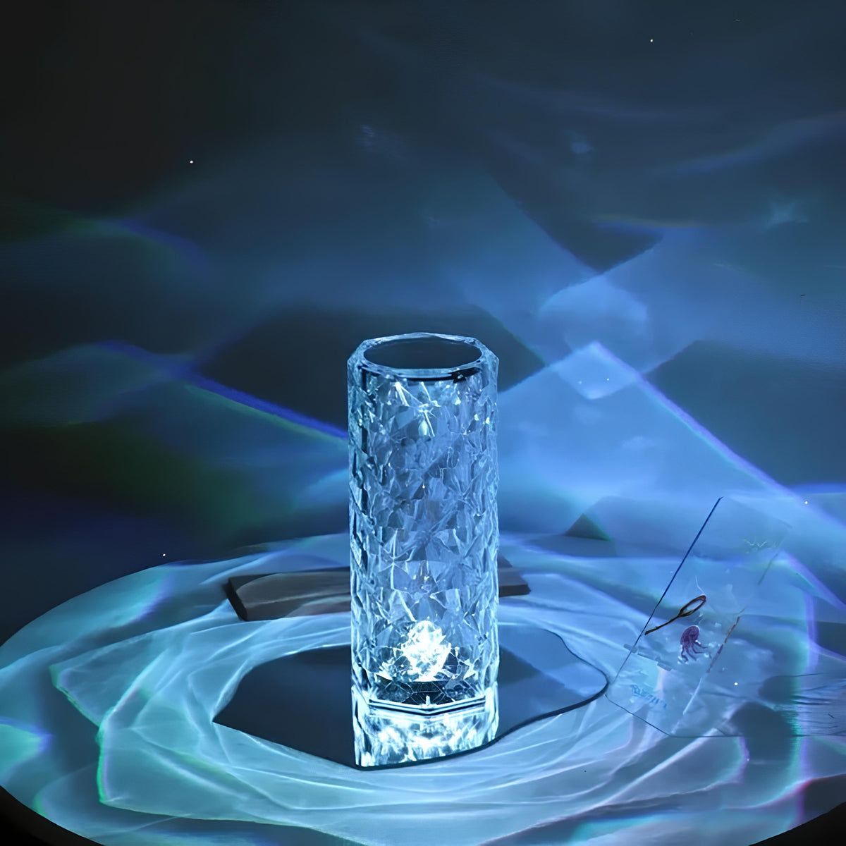 Contact cristal scintillant