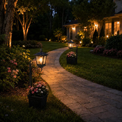 HeritageGlow™ Lanterna com floreira