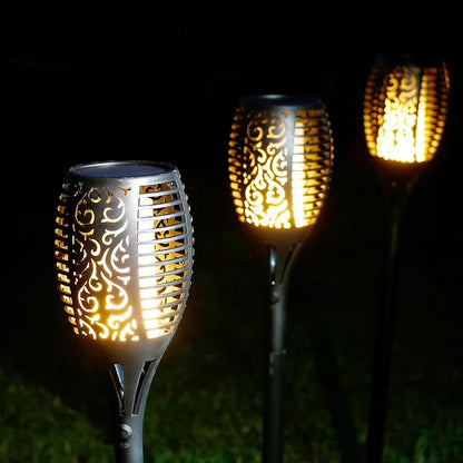 Antorcha solar para exteriores
