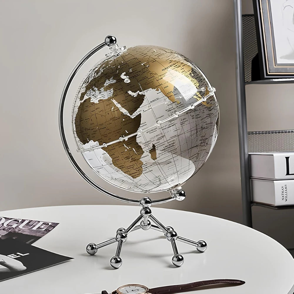 Moderne wereldbol licht