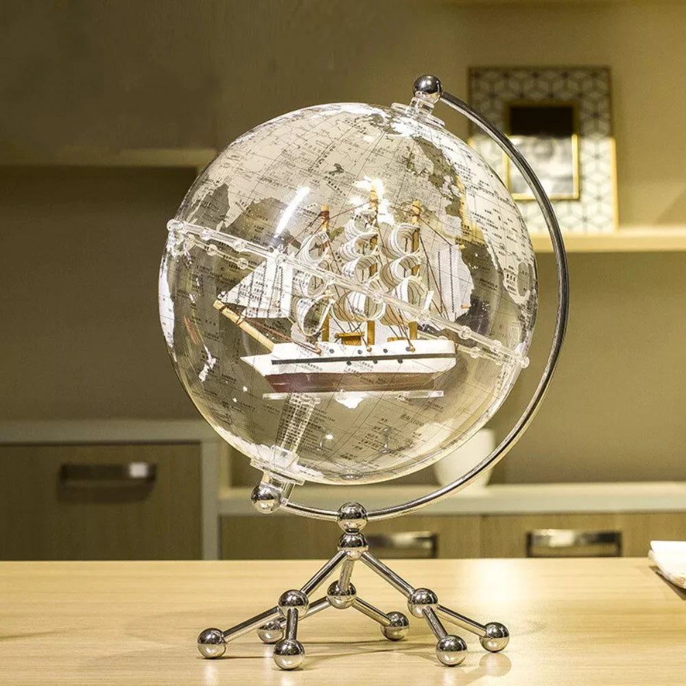 Moderne wereldbol licht