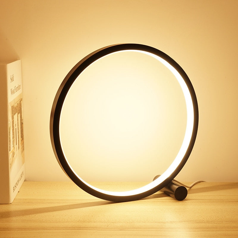 Luminária de cabeceira halo