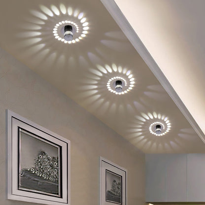 Luz en espiral